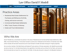 Tablet Screenshot of modell-law.com